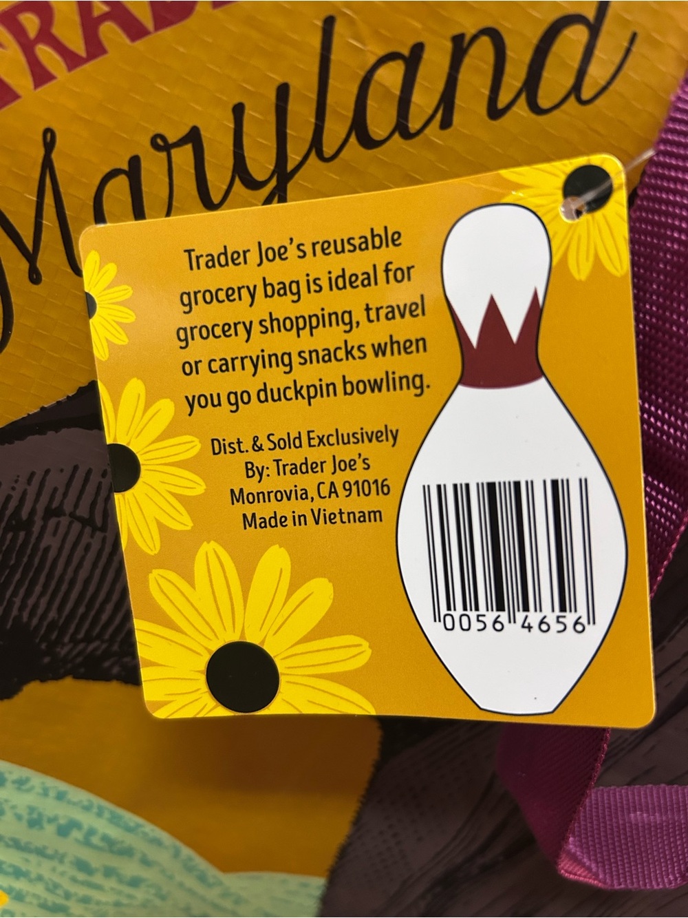 Trader Joe’s Maryland Tote Bag - Picture 7 of 7